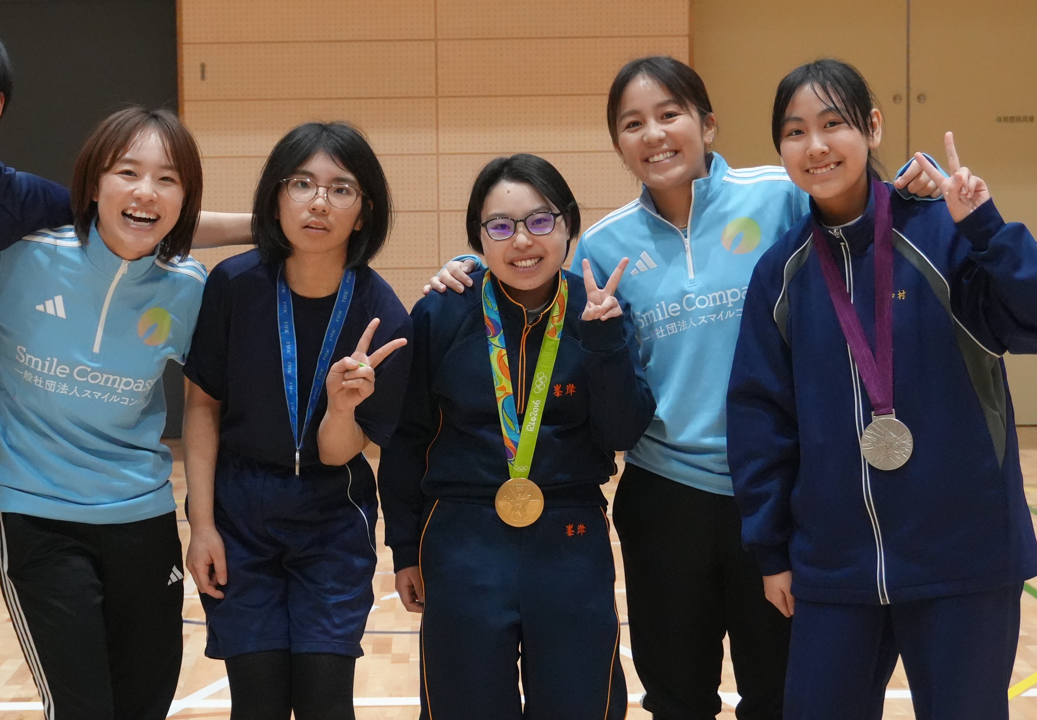 特別支援学校でのスポーツプログラム!登坂絵莉さんと岩渕真奈さんが協力！
