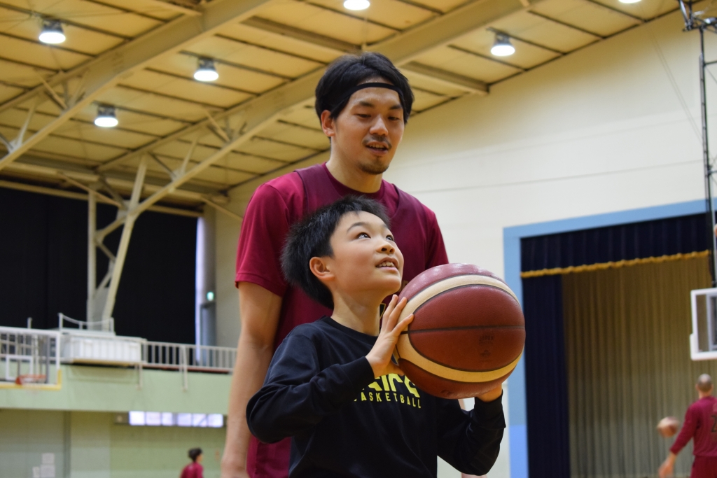 川崎ブレイブサンダース 高見俊翔選手の修了式