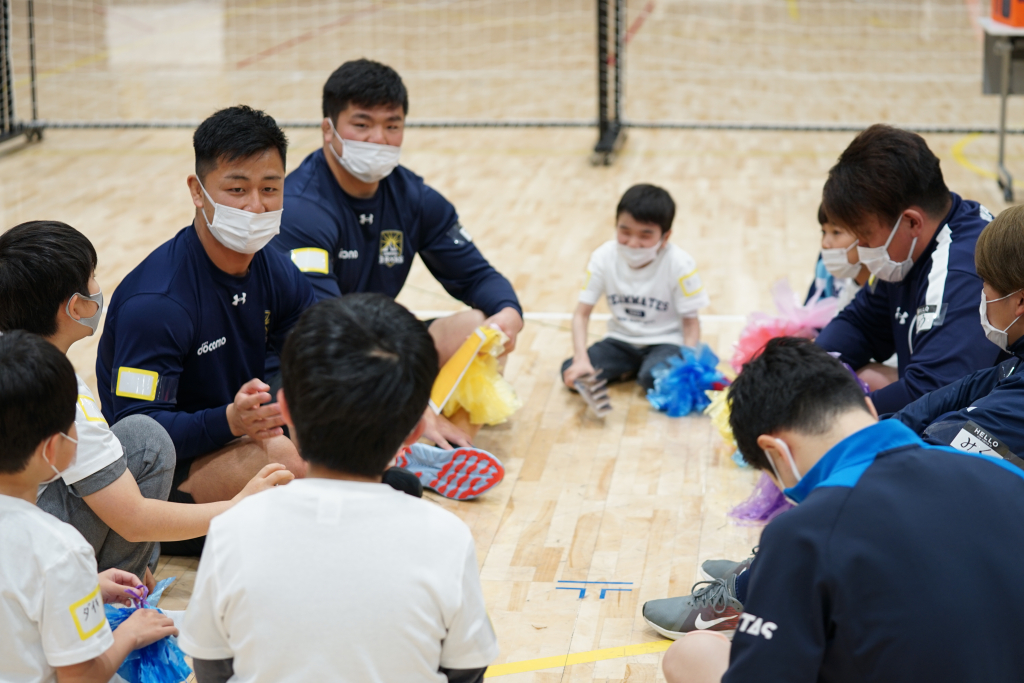 「みんなと一緒に協力し、スポーツを楽しめた」