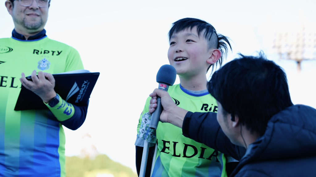 ◆ 長谷川惺南選手の修了挨拶