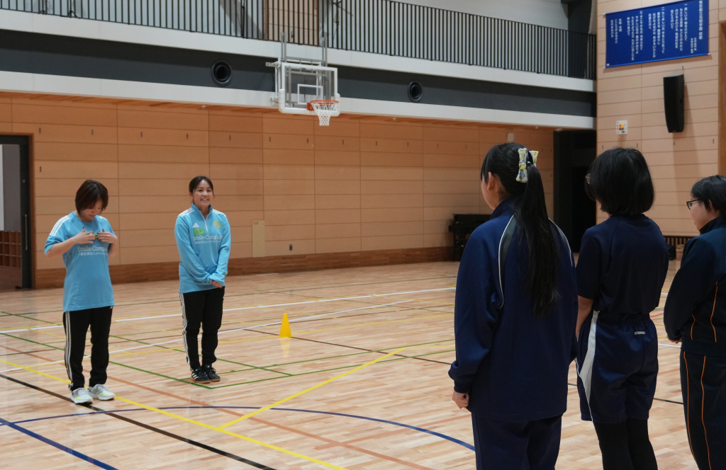 特別支援学校でのスポーツプログラム!登坂絵莉さんと岩渕真奈さんが協力！