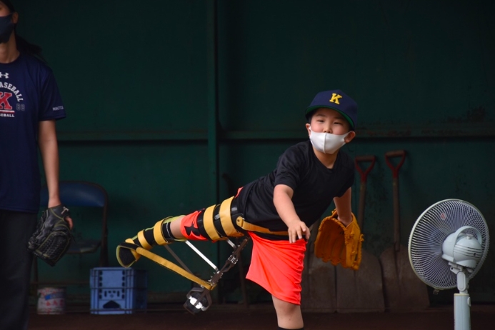  念願のキャッチボール！慶大野球部でTEAMMATES練習参加